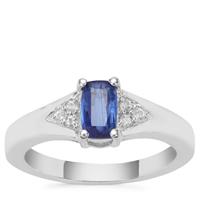 Nilamani Ring with White Zircon in Sterling Silver 0.90ct