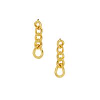 Earrings in Gold Plated Sterling Silver