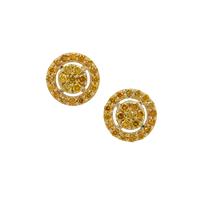Imperial Diamond Earrings in 9K Gold 1ct