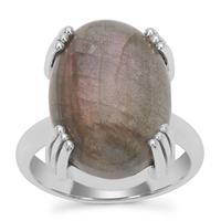 Labradorite Ring in Sterling Silver 13cts