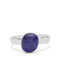 Tanzanite Ring in Sterling Silver 5.60cts