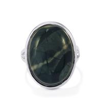 Picasso Jasper Ring in Sterling Silver 16cts