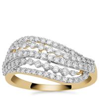 Argyle Diamond Ring in 9K Gold 0.77ct