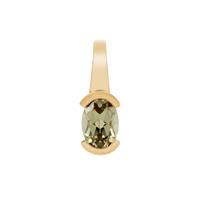 Csarite® Pendant in 9K Gold 0.85ct