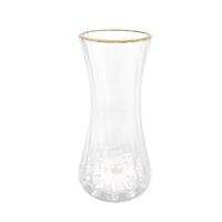 Tall Clear Glass Vase 