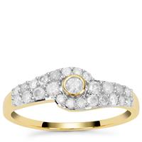 GH Diamonds Ring  in 9K Gold 0.55ct