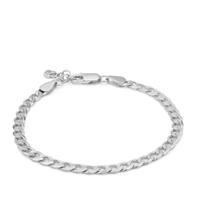 Sterling Silver Altro Curb Bracelet with 1" extender 7.29g