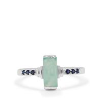 Gem-Jelly™ Aquaprase™ Ring with Thai Sapphire in Sterling Silver 1.25cts