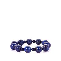 Sar-i-Sang Lapis Lazuli Stretchable Bracelet 187.50cts