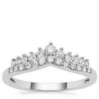 Diamonds Ring in Platinum 950 0.53ct