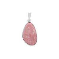 Norwegian Thulite Pendant in Sterling Silver 10.48cts