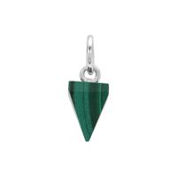 Malachite Pendant in Sterling Silver 4.25cts
