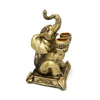 Elephant Candle Holder in Gold Colour