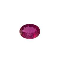 0.9cts Nigerian Rubellite 8x6mm Oval (H)