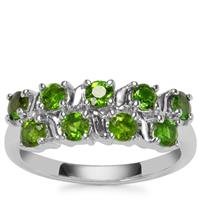 Chrome Diopside Ring in Sterling Silver 1.30cts