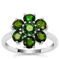 Chrome Diopside Ring in Sterling Silver 2.98cts