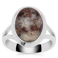 Astrophyllite Ring in Sterling Silver 6cts