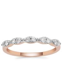 Canadian Diamond Ring in 9K Rose Gold 0.26ct