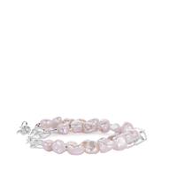  Baroque Cultured Pearl Bracelet in Sterling Silver (6mm x 8mm)