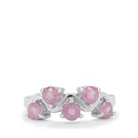  Ilakaka Hot Pink Sapphire Ring in Sterling Silver 1.90cts