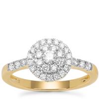 Diamond Ring in 18K Gold 0.55ct