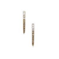 Sunset Argyle Diamond Earrings in 9K Gold 1cts