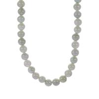 Type A Burmese Jadeite Necklace in Sterling Silver 262.50cts