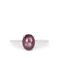 Bharat Star Ruby Ring in Sterling Silver 2.58cts