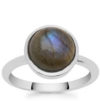 Paul Island Labradorite Ring in Sterling Silver 4.50cts