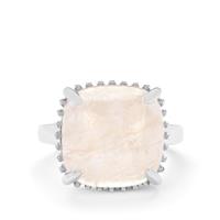Galileia Morganite Ring in Sterling Silver 10.31cts