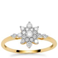 GH Diamonds Ring in 9K Gold 0.37ct