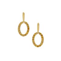 Imperial Diamonds Earrings in 9K Gold 1cts