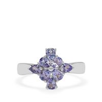 Tanzanite Ring in Sterling Silver 1cts