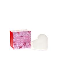 Gem Auras Set of 3 Heart Shaped Bath Fizzes with a Carved White Jade Heart ATGW 42cts