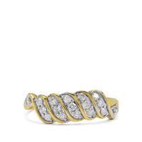 Canadian Diamonds Ring in 9k Gold 0.34ct