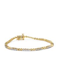 Argyle Diamonds Bracelet in 9K Gold 1cts