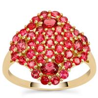 Burmese Red Spinel Ring in 9K Gold 2.05cts