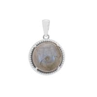 Labradorite Pendant in Sterling Silver 10.12cts