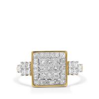 Diamond Ring in 9K Gold 1.07cts