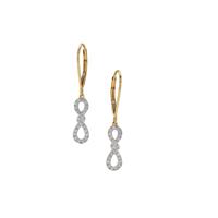 Diamonds Earrings in 9K Gold 0.26ct