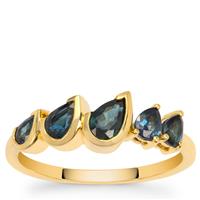 Australian Blue Sapphire Ring in 9K Gold 1.35cts