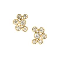 Diamonds Earrings in 9K Gold 0.54ct