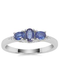 Nilamani Ring with White Zircon in Sterling Silver 0.74ct