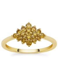 Imperial Diamonds Ring in 9K Gold 0.50ct
