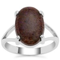  Andamooka Opal Ring in Sterling Silver 4cts