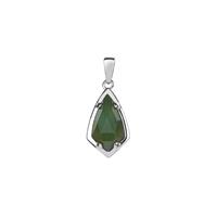 Nephrite Jade Pendant in Sterling Silver 3.25cts