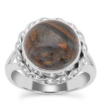 Arizona Pietersite Ring in Sterling Silver 6.50cts