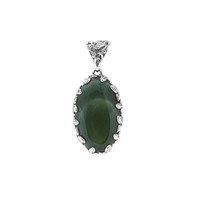 Imperial Chalcedony Pendant in Sterling Silver 16.59cts