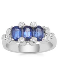 Nilamani Ring with White Zircon in Sterling Silver 1.92cts