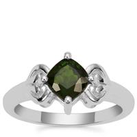 Chrome Diopside Ring in Sterling Silver 0.97ct